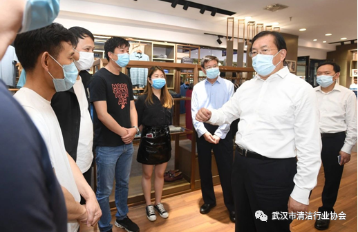 【协会动态】湖北省委常委、武汉市委书记王忠林调研汉口北